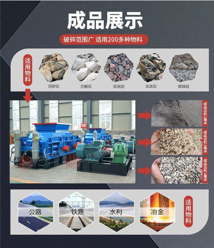 對輥制砂機(jī) 鉀長石制砂機(jī) 對輥制砂機(jī) 鉀長石制砂機(jī)